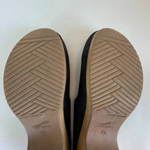 Dansko Black Mary Jane Slides Sz 10 - Picture 6 of 8